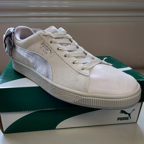 NIB, *RARE* Puma Suede Basket Bow Shoes - Picture 2 of 6